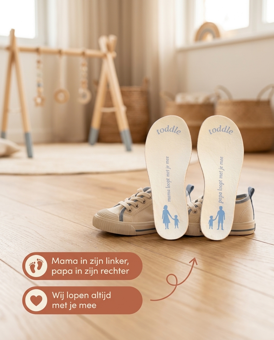 Kinderinlegzooltjes - mama & papa lopen met je mee